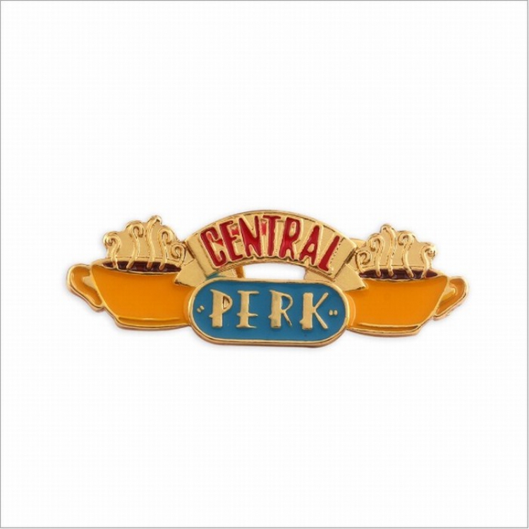 Friends Medal badge brooch price for 5 pcs 7.5X2.2CM 