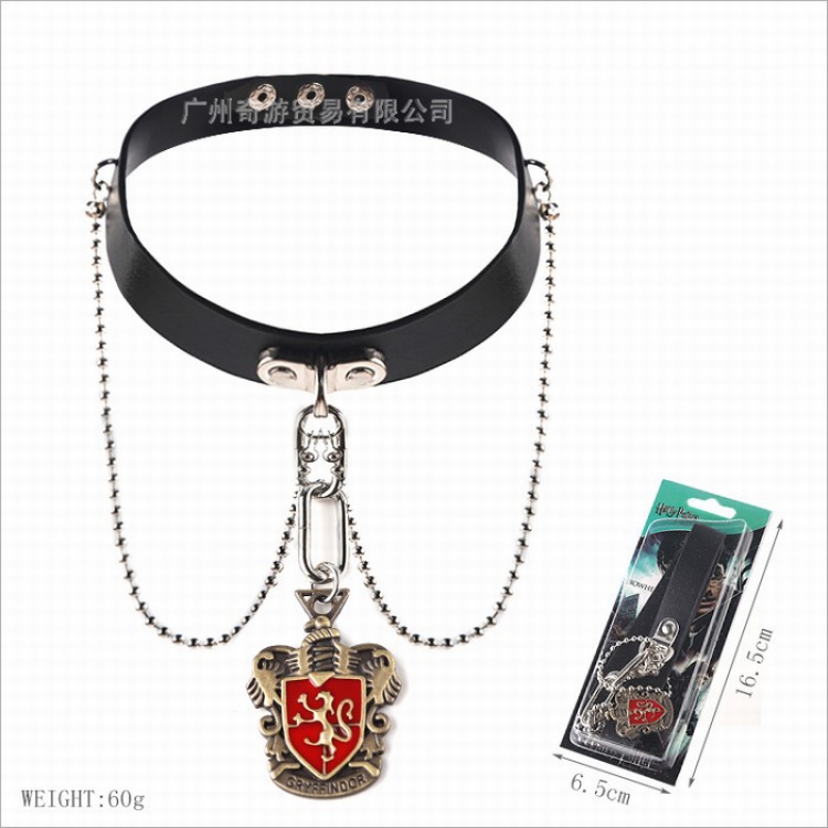 Harry Potter Anime leather collar necklace 60G Style E