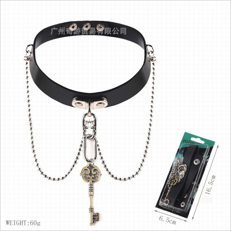 Harry Potter Anime leather collar necklace 60G Style B