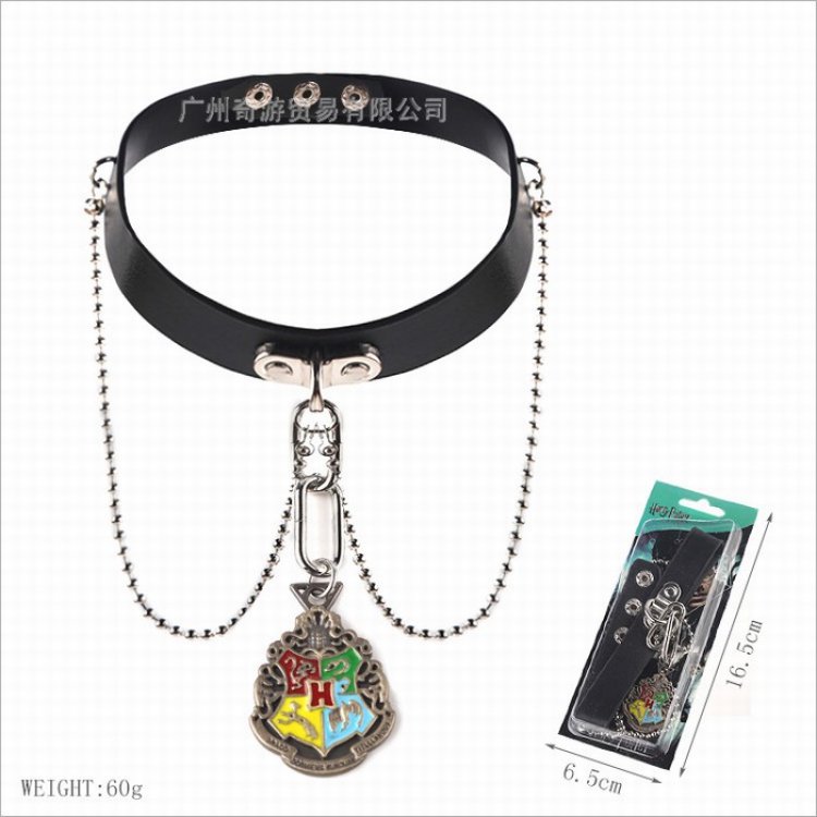 Harry Potter Anime leather collar necklace 60G Style A