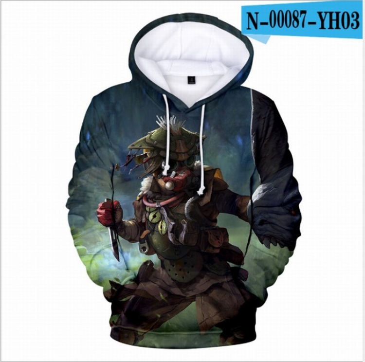 Apex Legends Full Color Long sleeve Patch pocket Sweatshirt Hoodie 9 sizes from XXS to XXXXL Style H