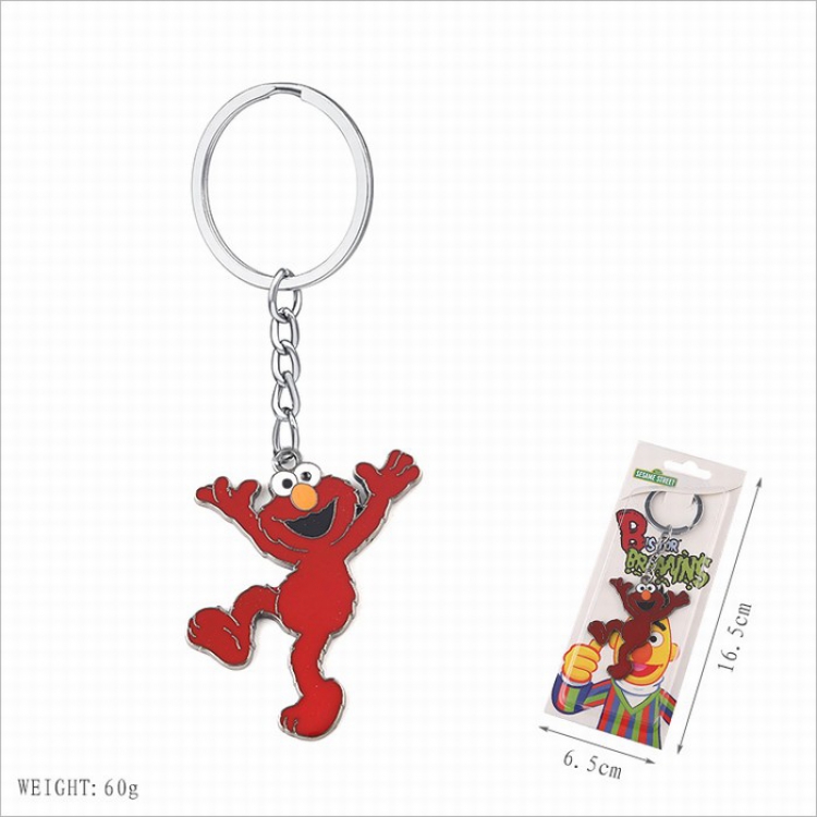 Sesame Street Cartoon anime ELMO Keychain pendant