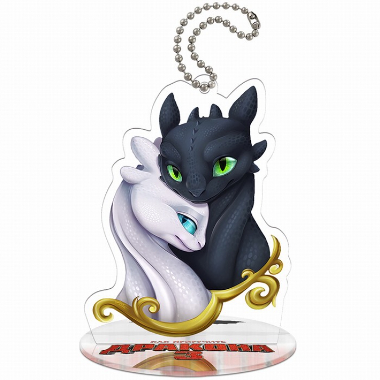 How to Train Your Dragon Small Standing Plates acrylic keychain pendant 9-10CM Style C