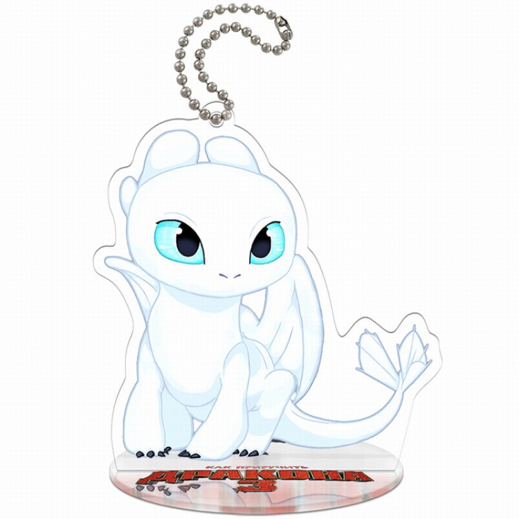 How to Train Your Dragon Small Standing Plates acrylic keychain pendant 9-10CM Style A