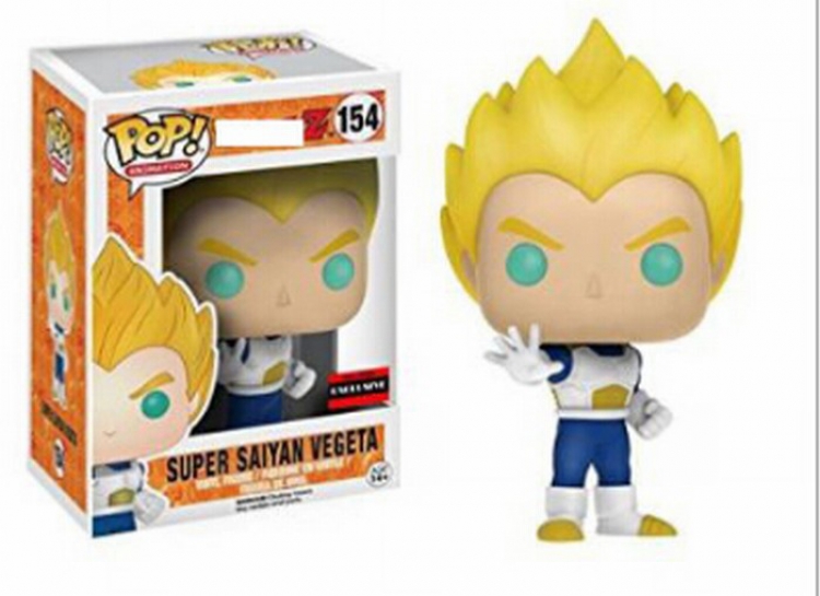 FUNKO POP 154 Dragon Ball Super Saiyan Boxed Figure Decoration 10CM 0.14KG