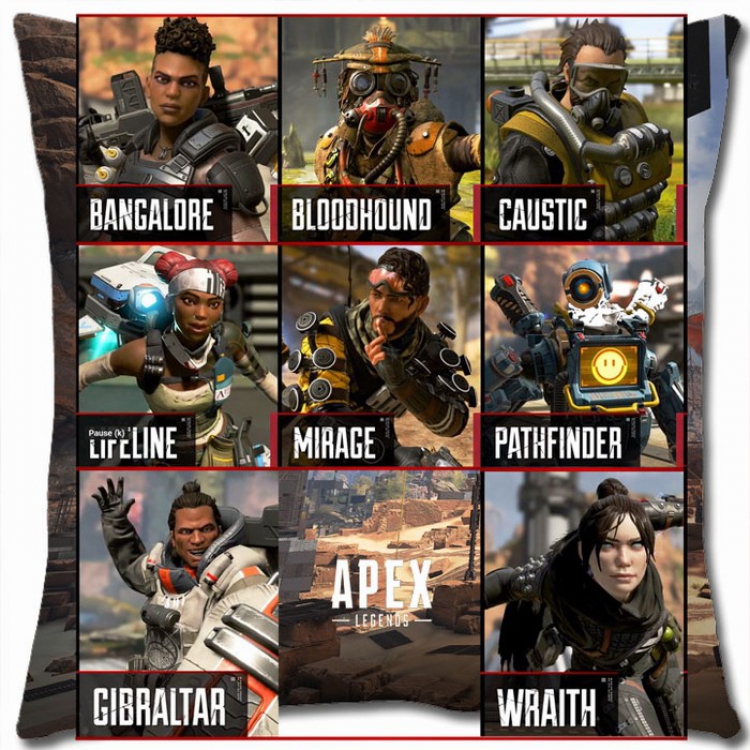Apex Legends Double-sided full color Pillow Cushion 45X45CM A2-64 NO FILLING