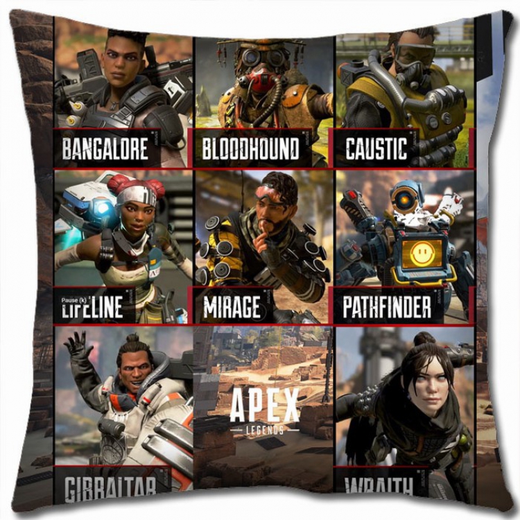 Apex Legends Double-sided full color Pillow Cushion 45X45CM A2-65 NO FILLING