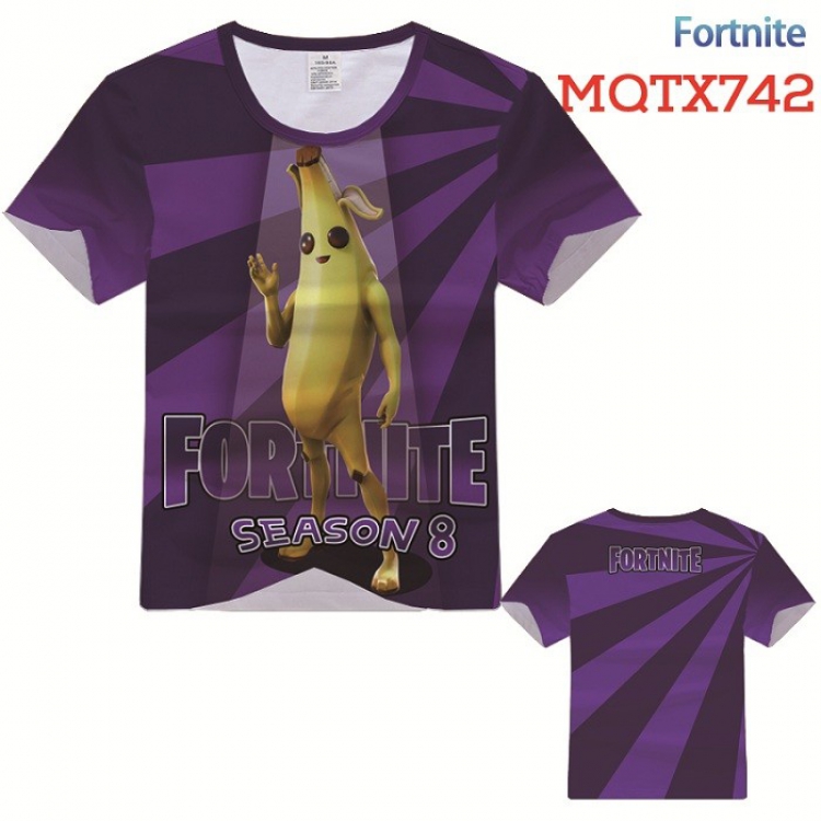 Fortnite Full color printed short sleeve t-shirt 10 sizes from XXS to XXXXXL MQTX742