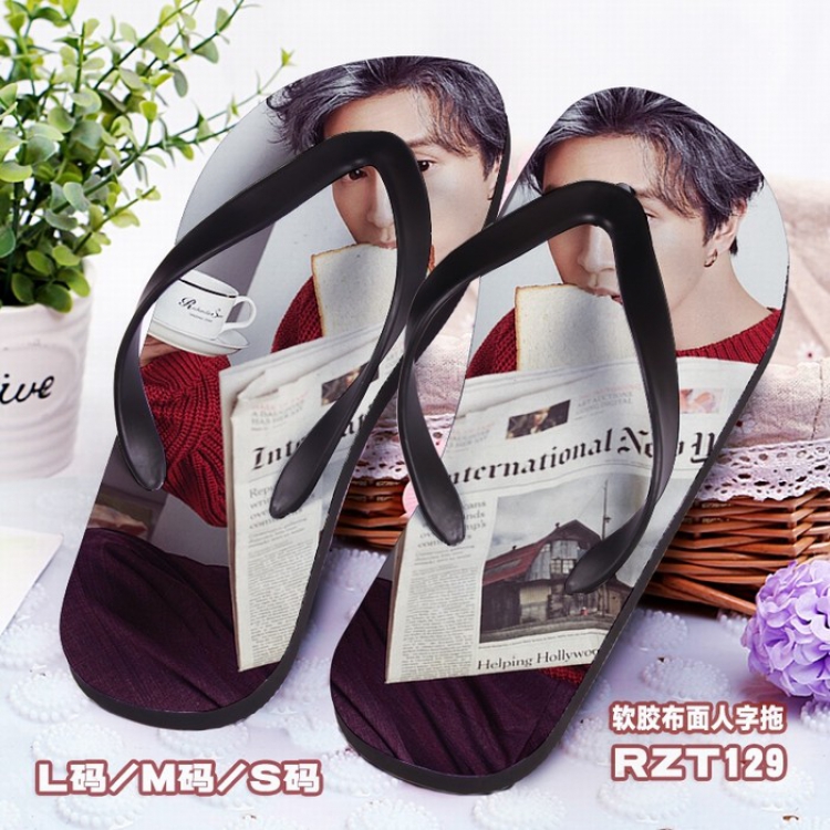 Xue Zhiqian Soft glue Cloth surface Flip-flops S.M.L RZT129