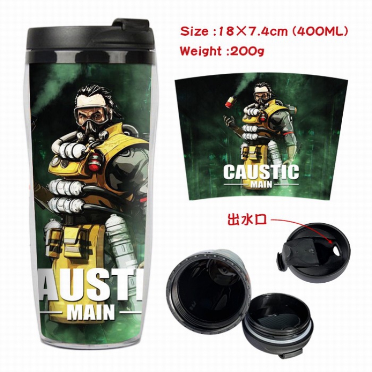 Apex Legends Starbucks Leakproof Insulation cup Kettle 7.4X18CM 400ML Style 09