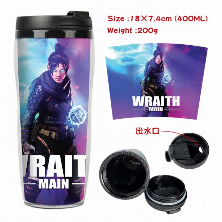 Apex Legends Starbucks Leakproof Insulation cup Kettle 7.4X18CM 400ML Style 11
