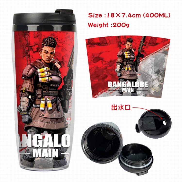 Apex Legends Starbucks Leakproof Insulation cup Kettle 7.4X18CM 400ML Style 13