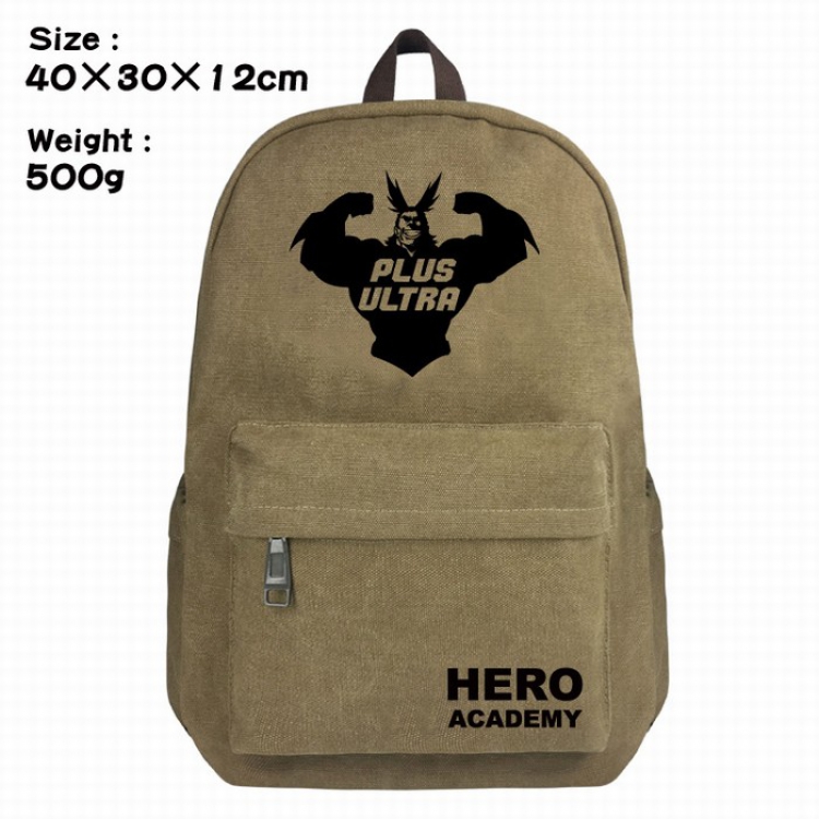My Hero Academia  Canvas Backpack Style B