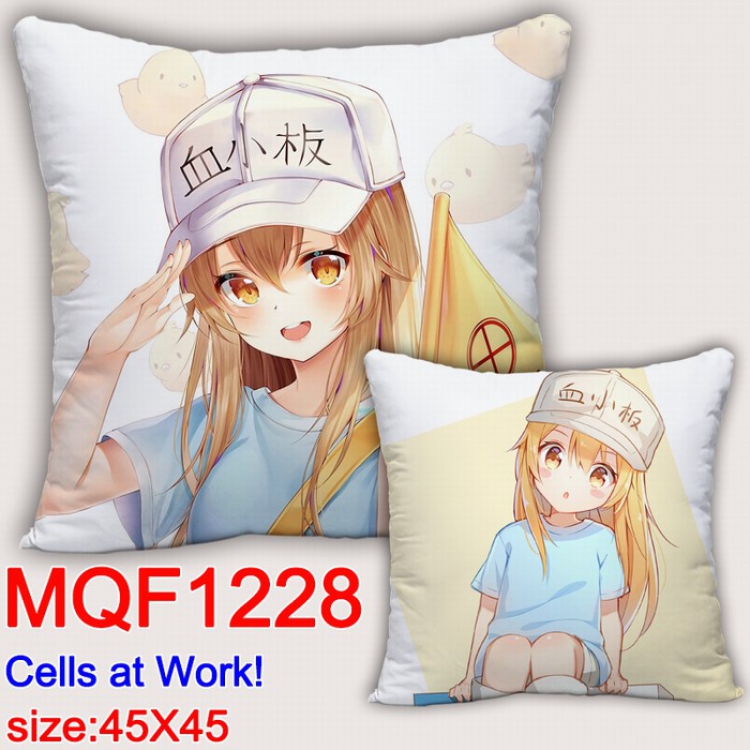 Working cell Double-sided full color Pillow Cushion 45X45CM MQF1228
