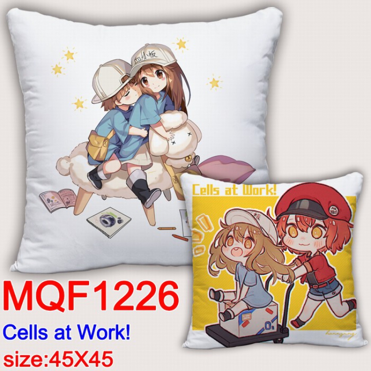 Working cell Double-sided full color Pillow Cushion 45X45CM MQF1226