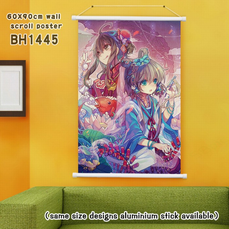 VOCALOID White Plastic rod Cloth painting Wall Scroll 40X60CM BH-1445