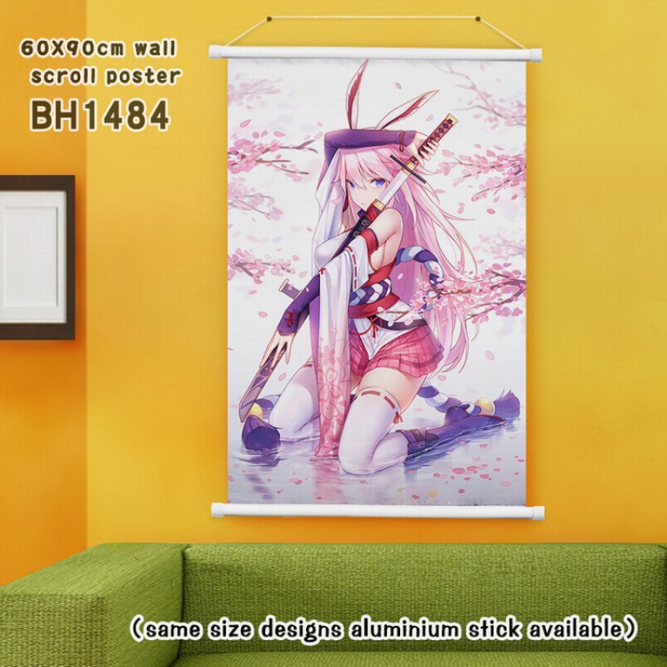 The End of School White Plastic rod Cloth painting Wall Scroll 40X60CM BH-1484
