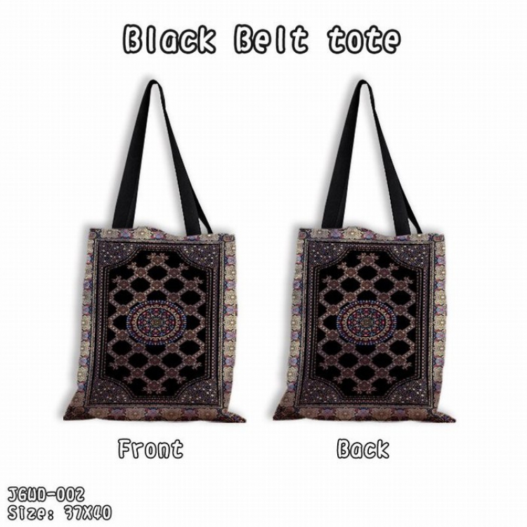 Black shoulder bag shopping bags Satchel 37X40CM JGWD-002