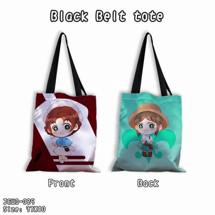 Identity V Black shoulder bag shopping bags Satchel 37X40CM JGWD-025