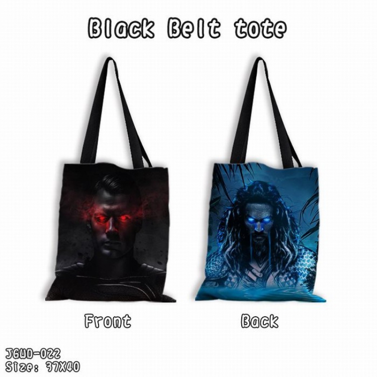 Justice League Black shoulder bag shopping bags Satchel 37X40CM JGWD-022