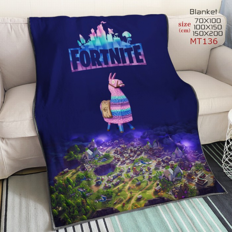 Fortnite Anime large mink cashmere blankets 150X200CM MT136