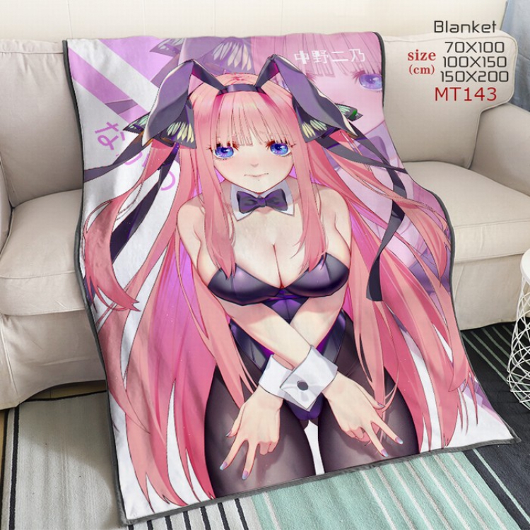 The Quintessential Quintuplets Anime large mink cashmere blankets 150X200CM MT143