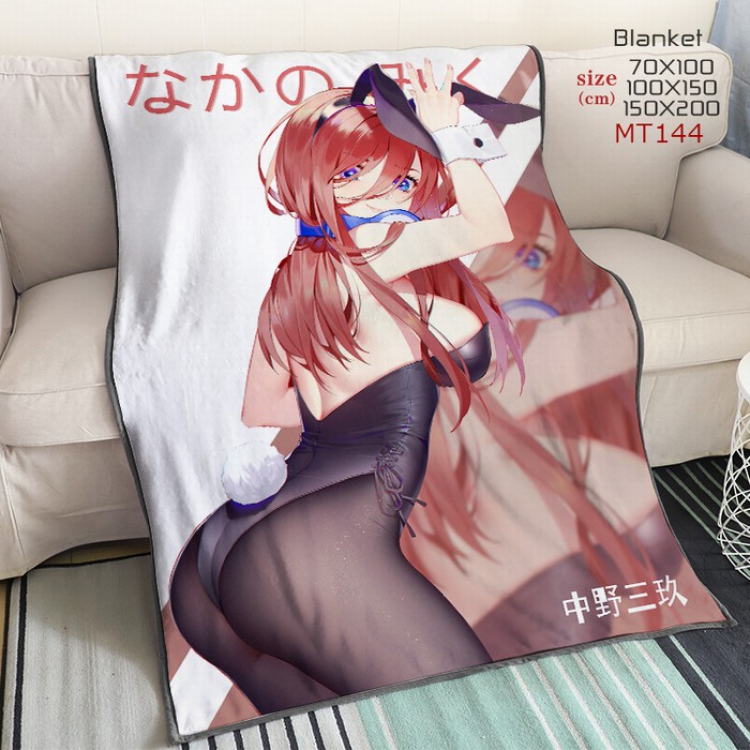 The Quintessential Quintuplets Anime large mink cashmere blankets 150X200CM MT144