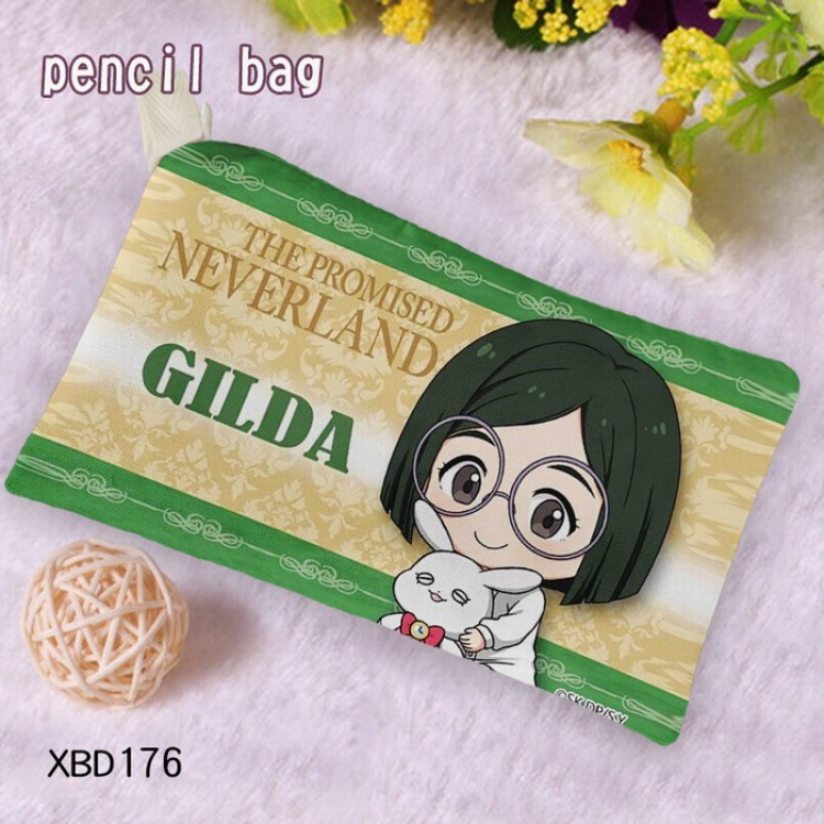 The Promised Neverla Anime Oxford cloth pencil case Pencil Bag price for 5 pcs XBD176