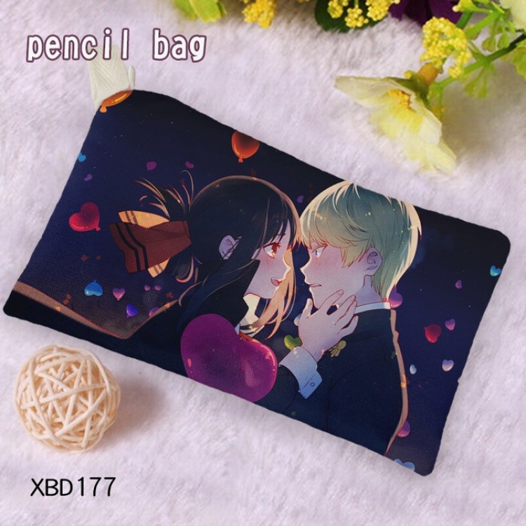 Miss Hui Yee wants me to confess Anime Oxford cloth pencil case Pencil Bag price for 5 pcs XBD177