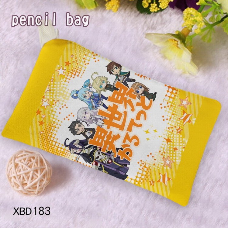 Different world quartet Anime Oxford cloth pencil case Pencil Bag price for 5 pcs XBD183