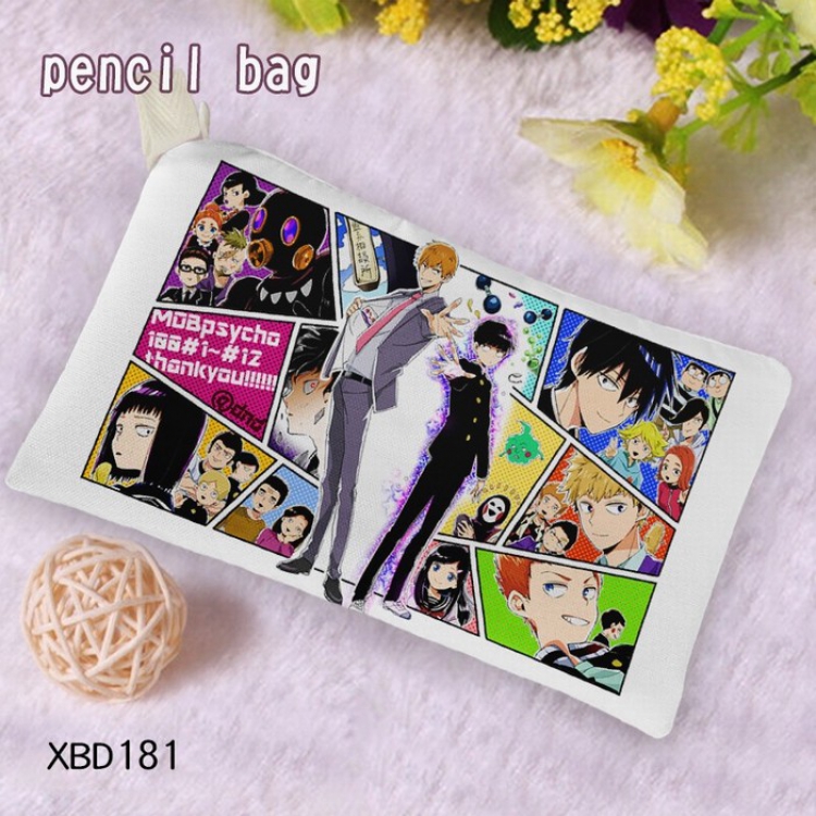 Mob Psycho 100 Anime Oxford cloth pencil case Pencil Bag price for 5 pcs XBD181