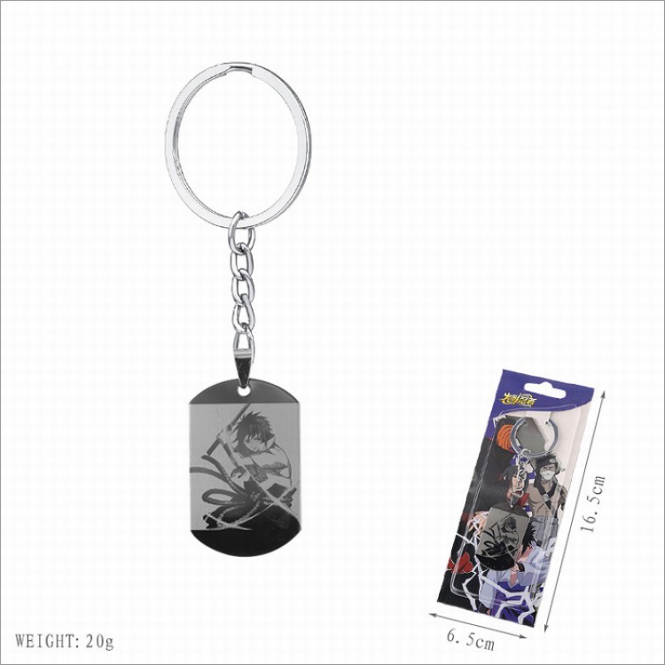 Naruto Stainless steel medal Keychain pendant price for 5 pcs Style C