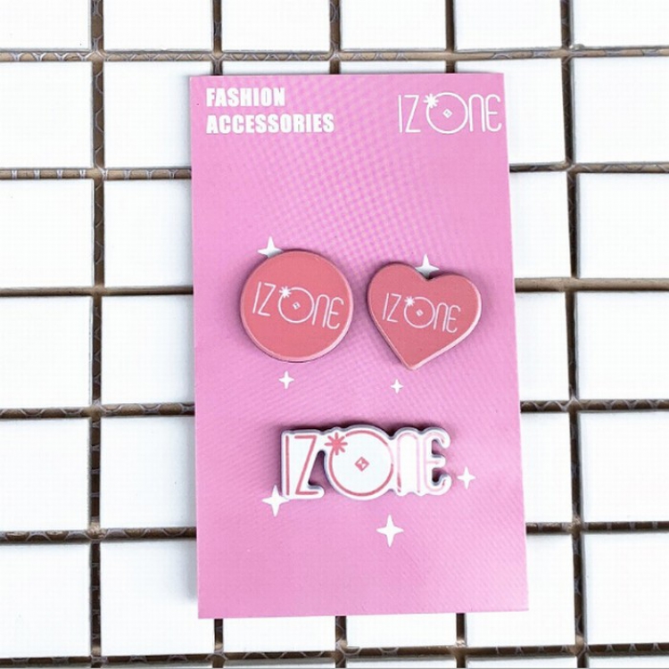 IZONE Acrylic brooch set price for 5 pcs