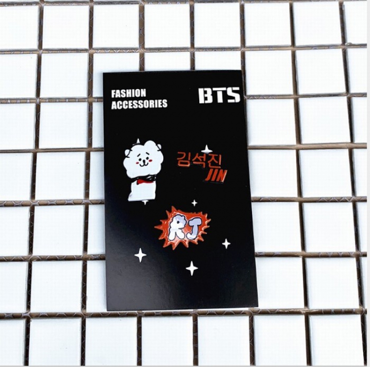 BTS BT21 Acrylic brooch set price for 5 pcs Style F