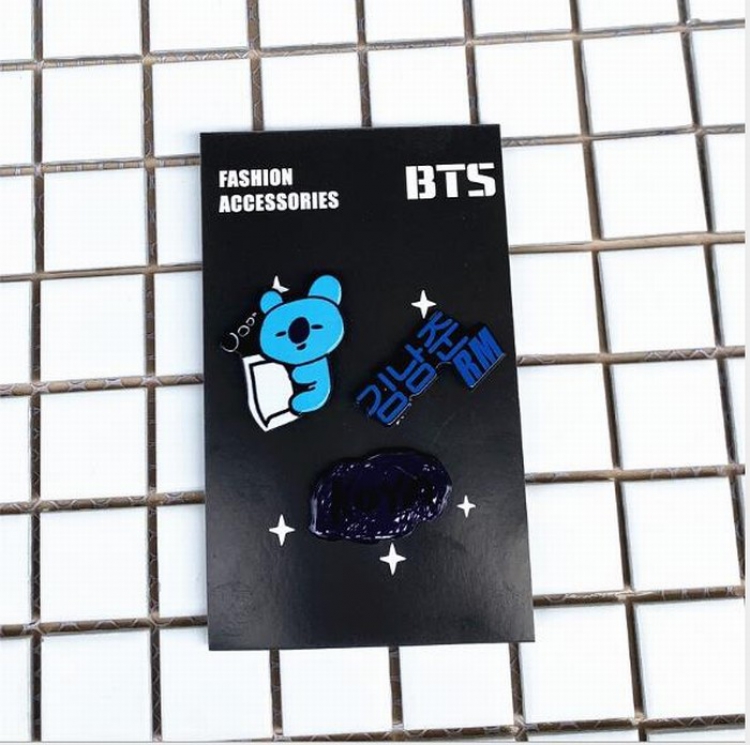 BTS BT21 Acrylic brooch set price for 5 pcs Style B