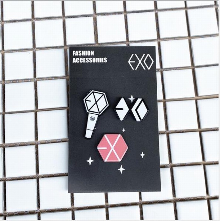 EXO Acrylic brooch set price for 5 pcs