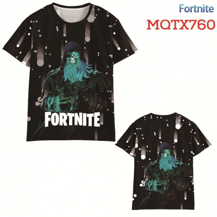 Fortnite Full color printed short sleeve t-shirt 10 sizes from XXS to XXXXXL MQTX760