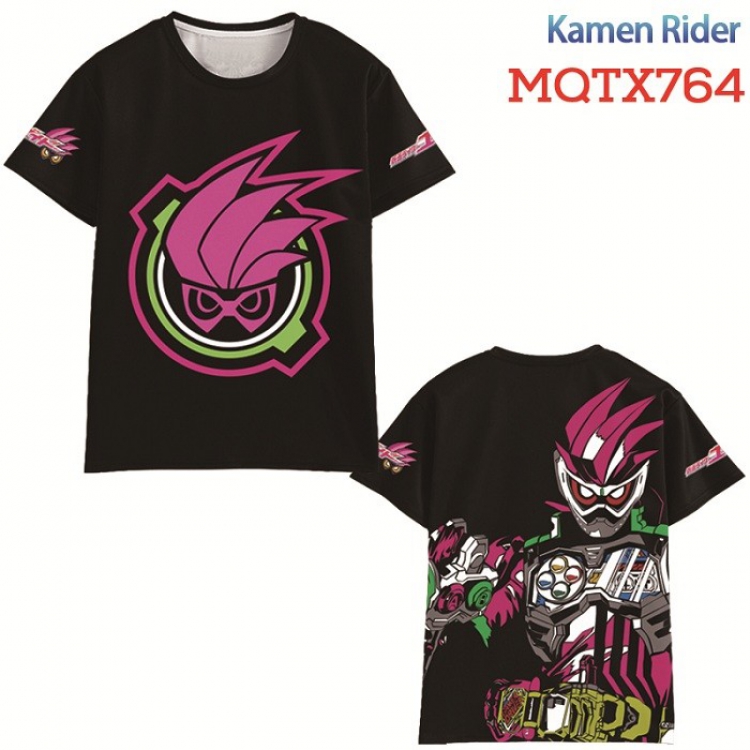 Kamen Rider Full color printed short sleeve t-shirt 10 sizes from XXS to XXXXXL MQTX764