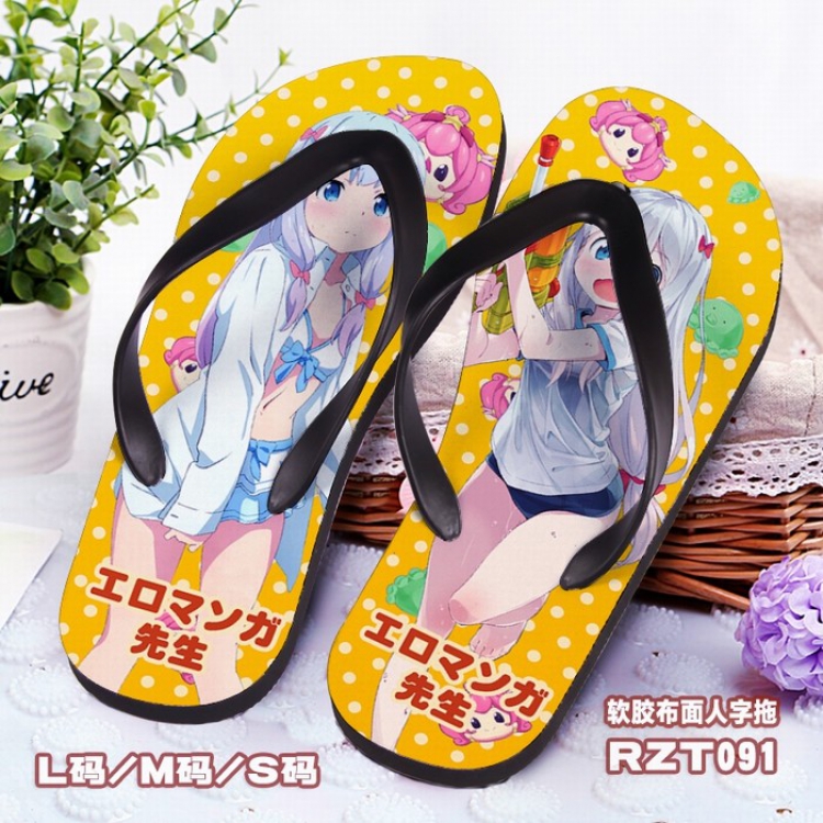 Soft glue Cloth surface Flip-flops slipper S.M.L RZT091