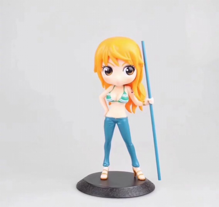 One Piece Q version Nami Boxed Figure Decoration 12X9X18CM a box of 100