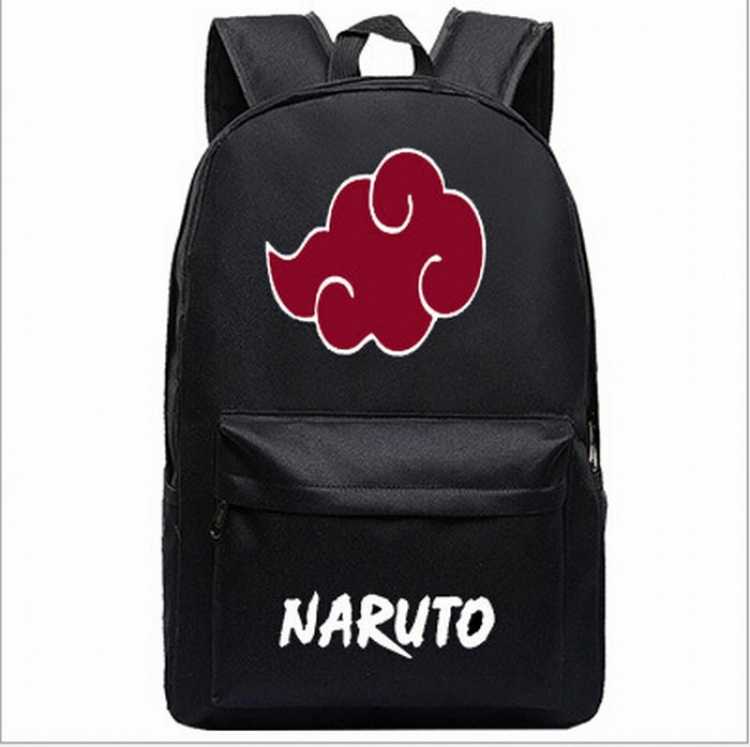 Naruto Black printed canvas backpack price for 2 pcs 45X31X18CM Style A