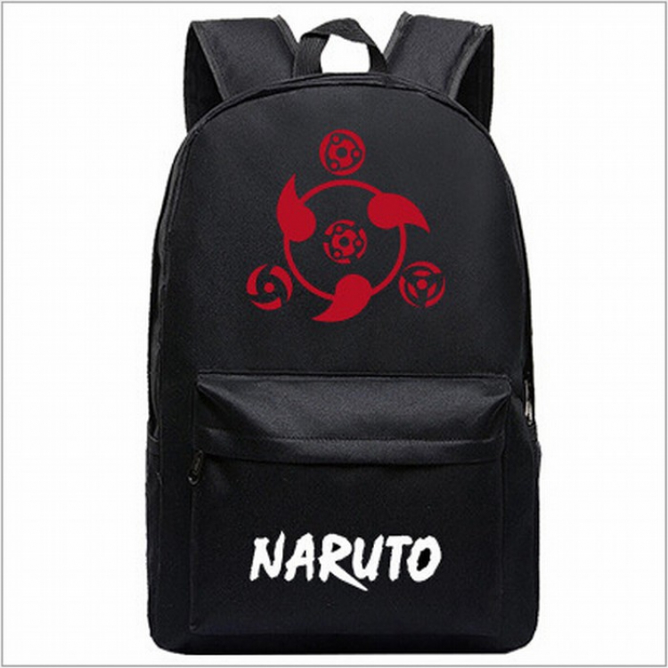 Naruto Black printed canvas backpack price for 2 pcs 45X31X18CM Style C