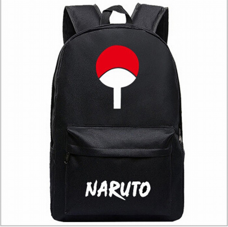 Naruto Black printed canvas backpack price for 2 pcs 45X31X18CM Style J