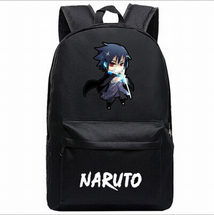 Naruto Black printed canvas backpack price for 2 pcs 45X31X18CM Style N