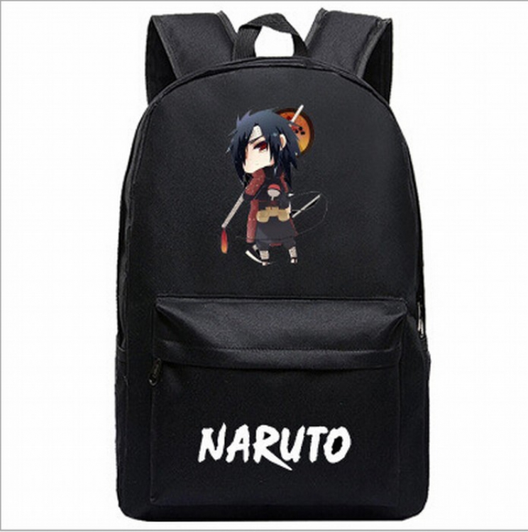Naruto Black printed canvas backpack price for 2 pcs 45X31X18CM Style O