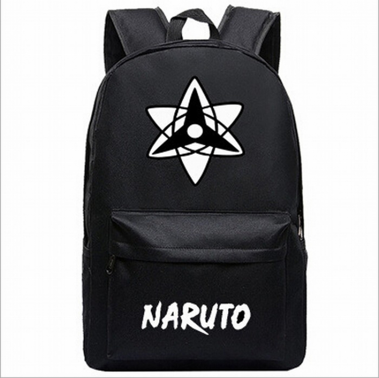 Naruto Black printed canvas backpack price for 2 pcs 45X31X18CM Style R