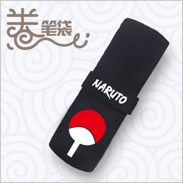 Naruto Canvas printed pencil storage student pencil case Pencil Bag 18X22CM Style D