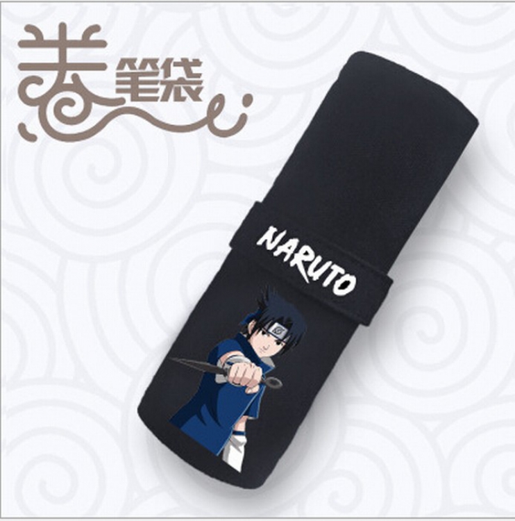 Naruto Canvas printed pencil storage student pencil case Pencil Bag 18X22CM Style N