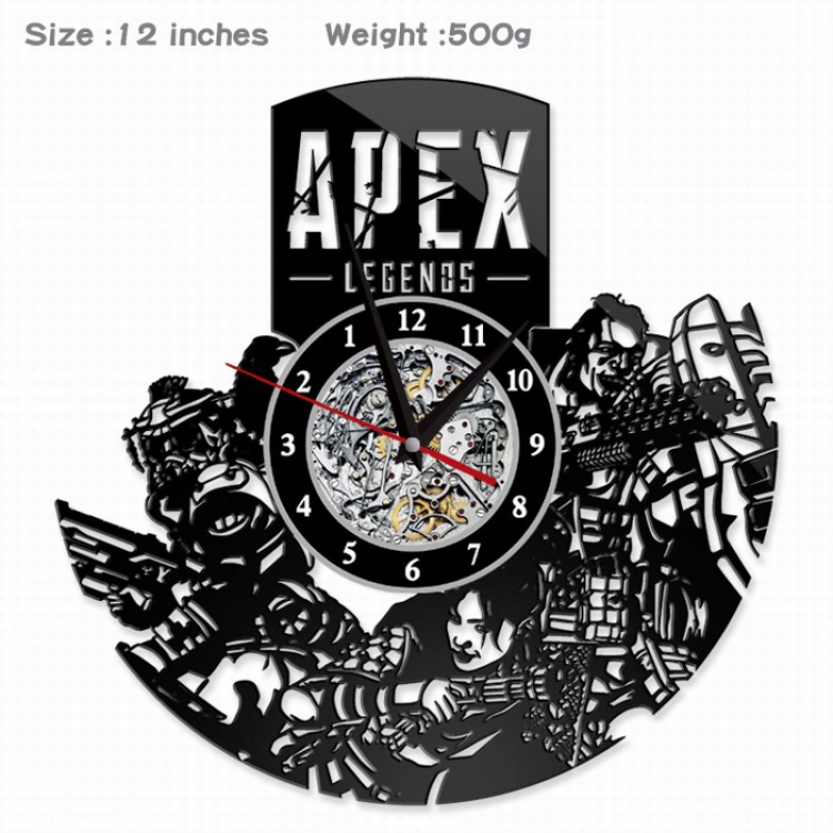 Apex Legends Creative painting wall clocks and clocks PVC material No battery Style B