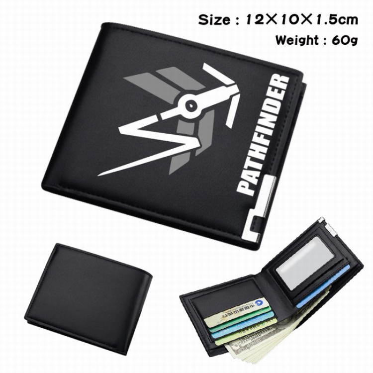 Apex Legends Short Folding Leather Wallet Purse 12X10X1.5CM Style B
